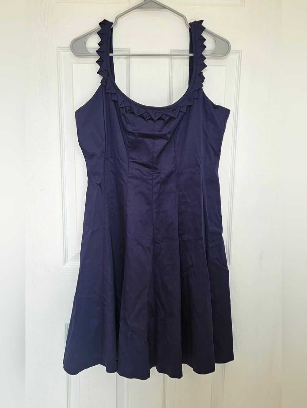 Nine West Navy Blue Dress Label Detail